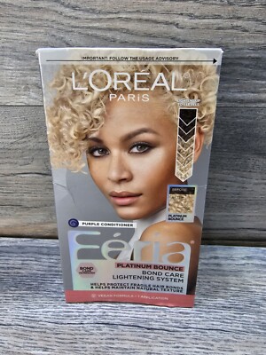 L'Oreal Paris Feria Platinum Bounce Bond Care Lightening System Lightens Up To 8