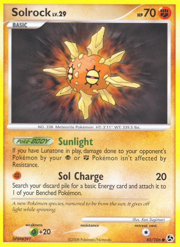 Pokemon Solrock (85/106) Great Encounters LP