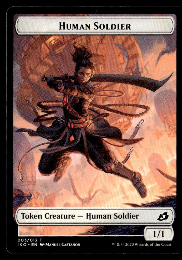 2020 Ikoria: Lair of Behemoths Tokens Human Soldier Token/Common #3