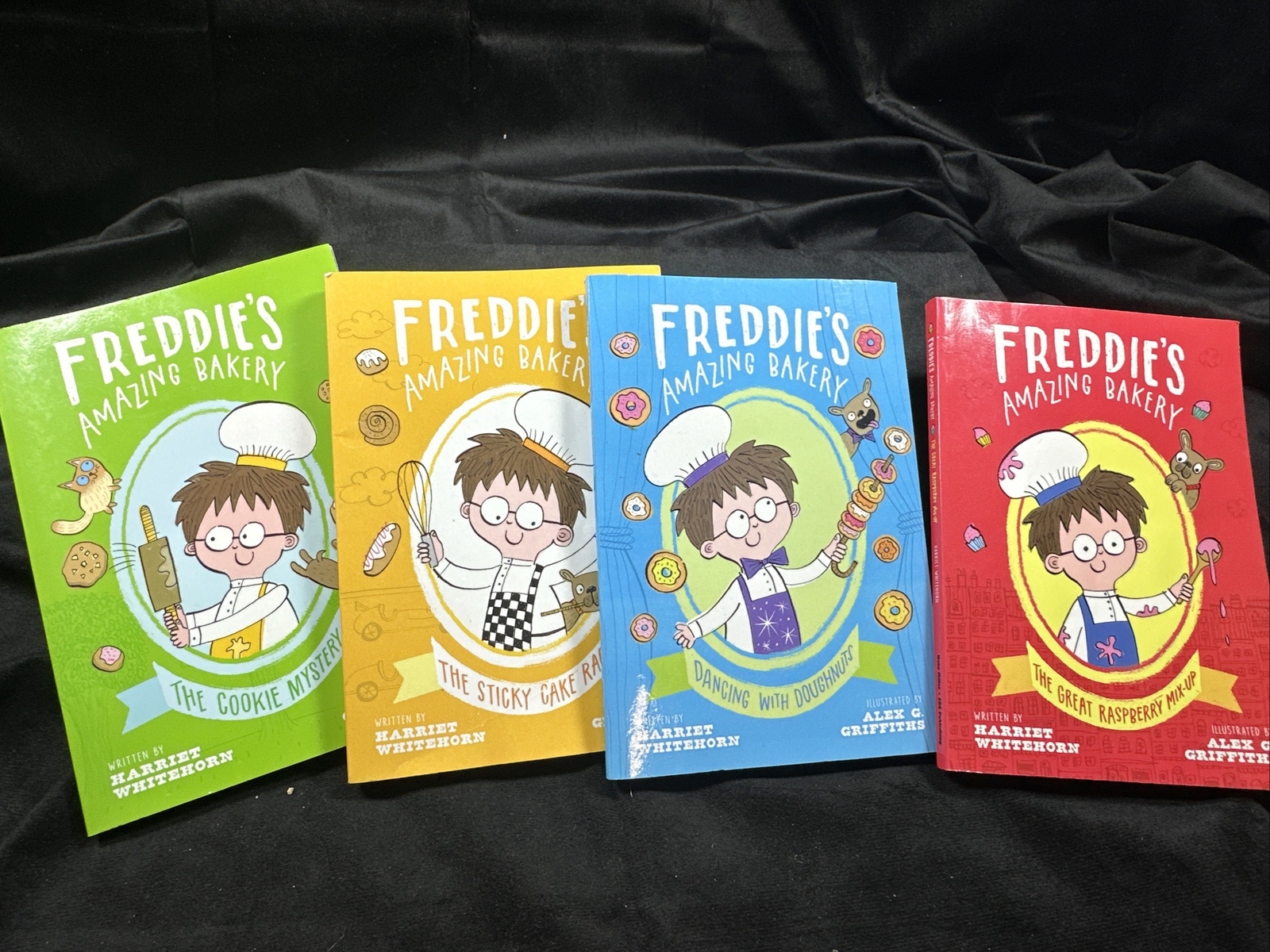 Freddie’s Amazing Bakery Lot Of 4 Books Kids Cook Books 9781684640690
