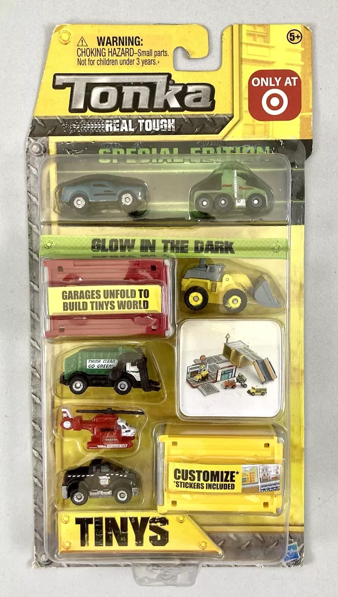 Tonka Tinys Real Tough Special Edition Glow in the Dark 6 pk Target exclusive