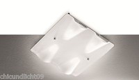 Fabas Luce Led Deckenleuchte Banwell 3185-64-102 4X6 Watt Glas Weiss Satiniert