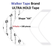 Ultra Hold Tape by Walker Tape Co Shape AA 3 packs = 108 pieces