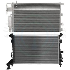 Radiator & AC Condenser Cooling Kit For 2008-2011 Ford Focus S SE SES 2.0L L4