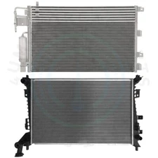 Radiator & AC Condenser Cooling Kit For 2008-2011 Ford Focus S SE SES 2.0L L4