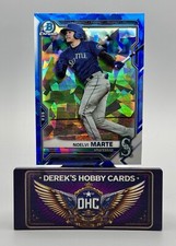 2021 Bowman Chrome Draft Sapphire - Noelvi Marte - #BDC-147 Reds Mariners