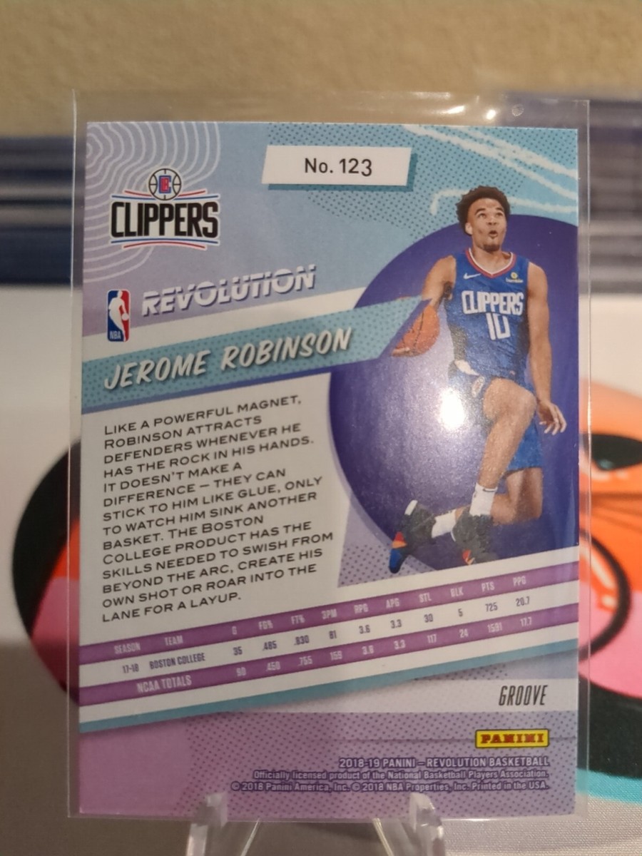 2018-19 Panini Revolution Groove Jerome Robinson #123 Rookie RC | eBay
