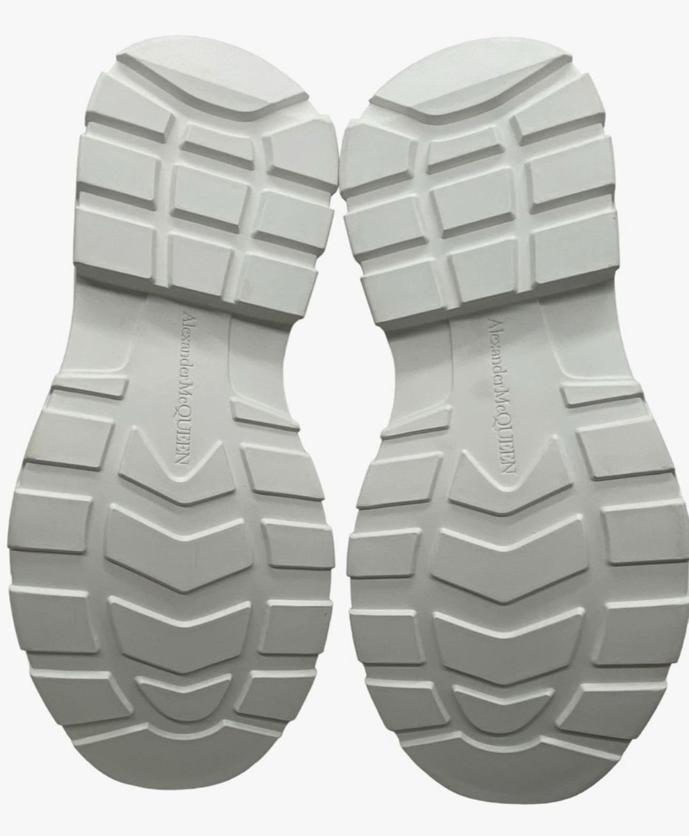 $995 Alexander McQueen Men\'s White Tread Slick Boots Shoes Size 45 $995 Alexander McQueen Men main image 2