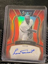 Luis Tiant 2024 Select - Legendary Signatures / Auto - Red Prizm #55/99 Red Sox