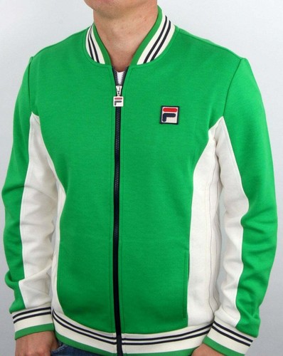 FILA Mk1 Settanta ARCHIVIO Track Top in OG VERDE-Tuta da ginnastica Giacca  Borg 80s | eBay