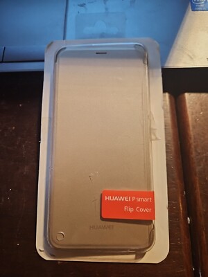 Original Huawei Flip Cover für Huawei P Smart Rundumschutz   Gold