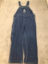 Liberty Overalls Men  s 36 X 30 Measure 41 X 29 Blue Denim Workwear Farmer