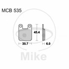 Beläge Bremse TRW Lucas 787.49.44 Peugeot 50 XPS 6 S.Motard 2008-2009