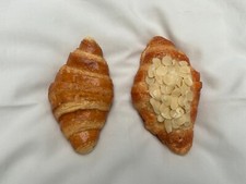 Fake Croissant Artificial Food for Display, Bakery Display, Food Model