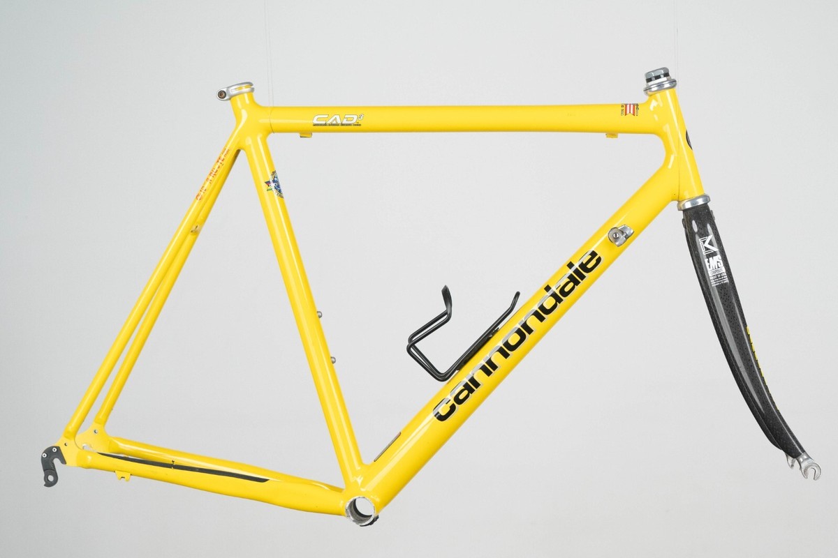 Cannondale CAAD3 Saeco ロードバイクフレームOLD NOS CANNONDALE CAAD3 SAECO RED ALUMINIUM FRAME VINTAGE ROAD
