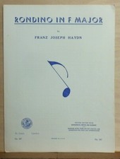 Rondino In F Major - 1953 sheet music, instrumental, Franz Joseph Haydn