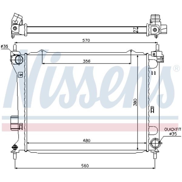 KüHler WasserküHler MotorküHler Passend FüR Hyundai I20 PB PBT 1.4 Crdi 1.6-image