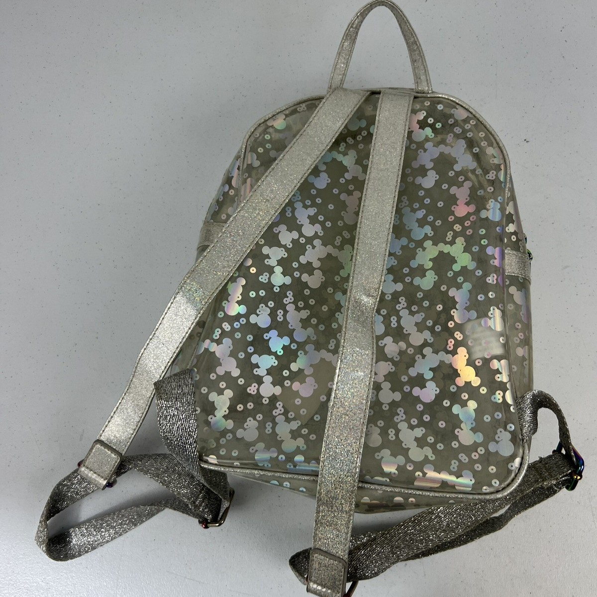 Disney Parks Loungefly Magic Mirror Metallic Mini Backpack Bag