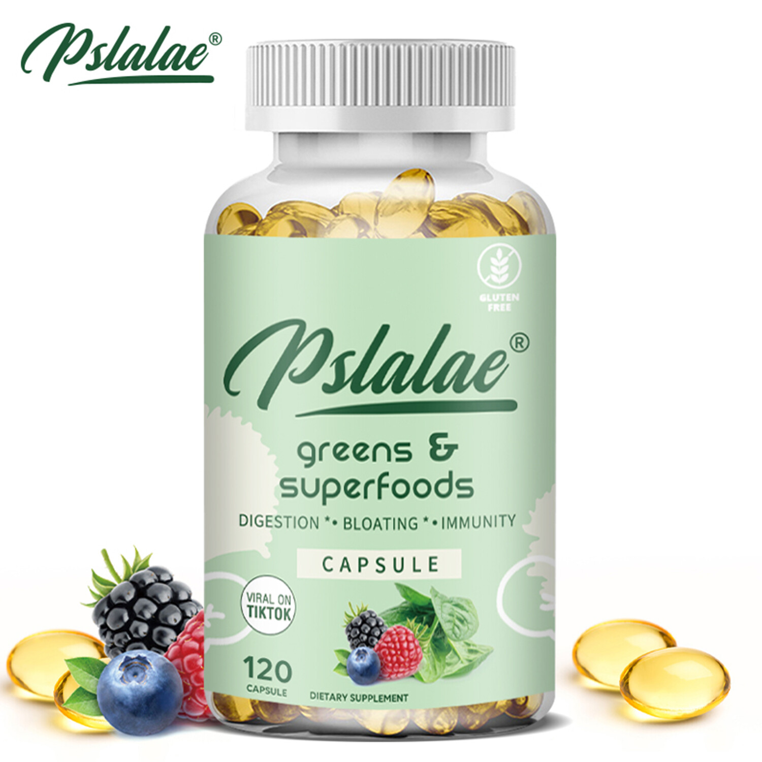 Verdes y superalimentos - frutas y verduras orgánicas - pérdida de peso, apoy