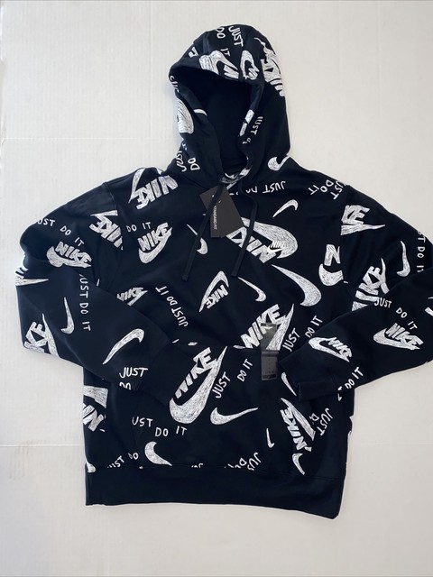 nike club aop hoodie