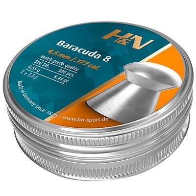 Haendler & Natermann 4,51mm Diabolo Baracuda 8 0,55g Diabolos unisex NEU
