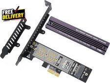 Pcie Nvme Adapter with Aluminum Heatsink M.2 Pcie Adapter Supports Pci.....