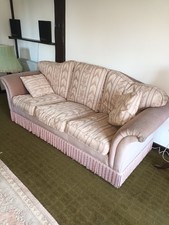 2 & a 3 Seater Sofa Wing Chair And Foot Rest ,removable Covers  Hardly Used