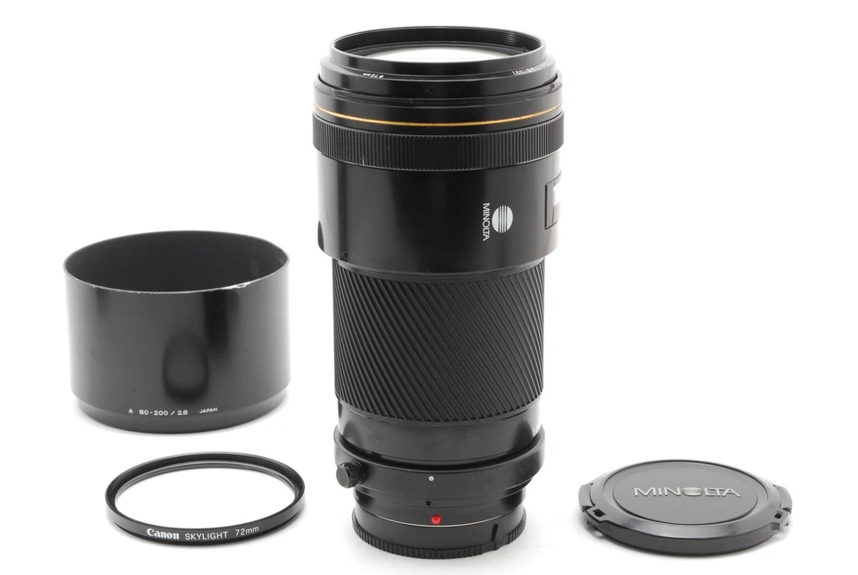 [TOP MINT] MINOLTA AF APO TELE ZOOM 80-200mm f/2.8 Objectif Noir SONY A Mount... - Photo 2/4