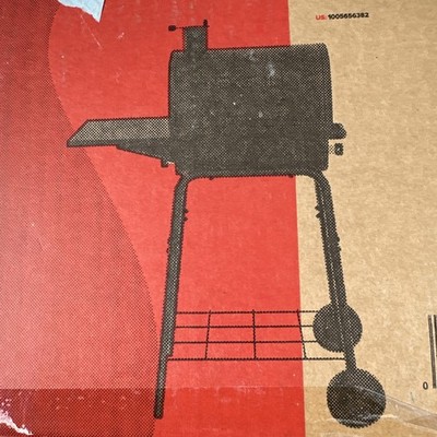 Nexgrill 17.5'' Charcoal Grill with Side Shelf, 17.5 Inch Chrcoal Grill, Black 