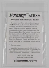 Munchkin Tattoos Set of (10) - UNUSED - Steve Jackson Games SJG 5503