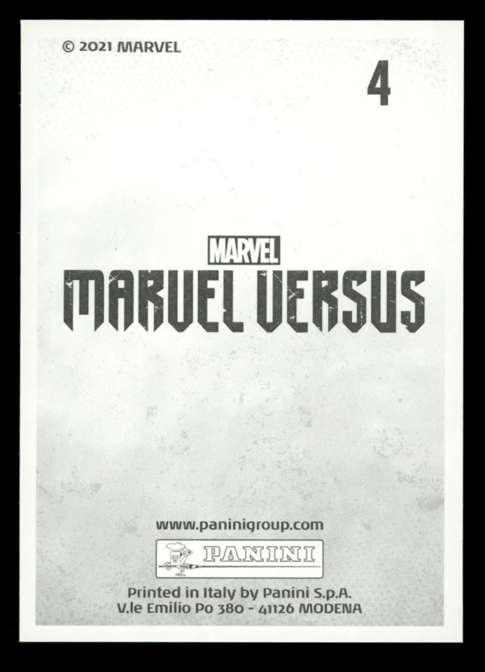 HEROES vs VILLAINS 2021 Marvel Versus Four Sticker Puzzle #2-5 *Qty - Image 4 of 4