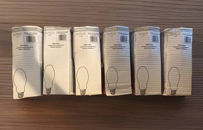 Philips 400W MH Metal Halide Grow Light Bulb Lamp 40000 Lumens Lot Of 6 Bulbs