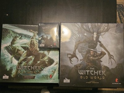 New The Witcher Old World Kickstarter: Deluxe Ed., Stretch Goals, Mounted Eredin