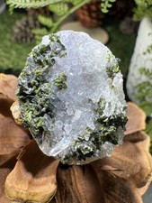 garden quartz epidote Ring Jewelry, Unique handmade crystal ring Adjustable Ring