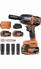 Cordless Impact Wrench 900ft-lbs 1200n.m 12 Brushless Impact Gun 21v Htp Cordless Impact Wrench 900ft-lbs 1200n.m 12 Brushless Impact Gun 21v Htp