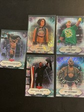 2021 Topps WWE Foilboard 5 Card Lot John Cena Rey Mysterio Bayley Drew  Apollo