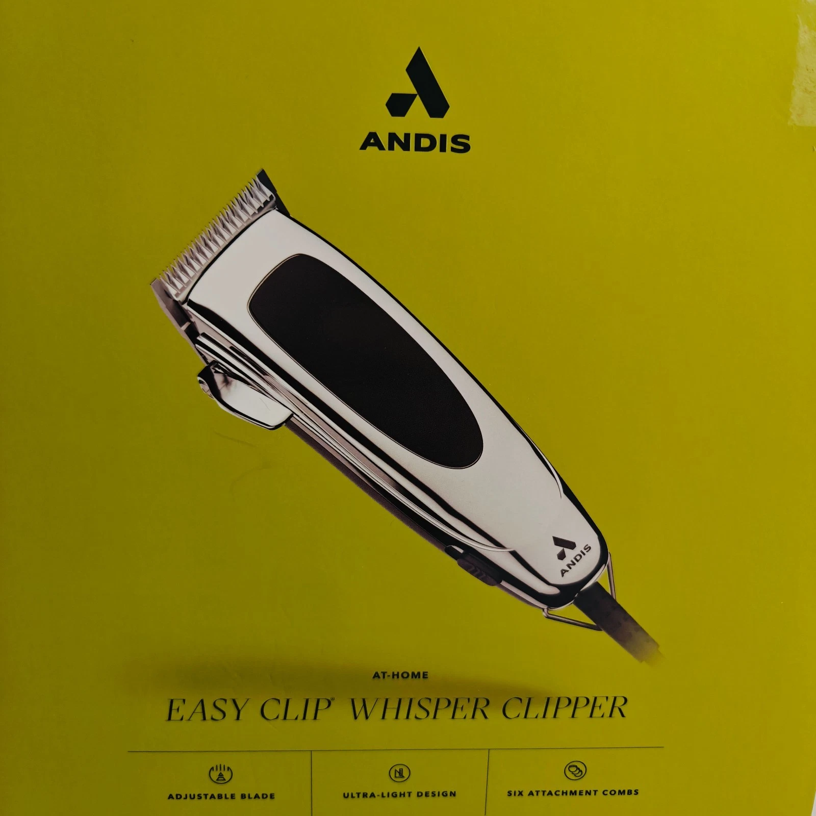 Andis Easy Clip Whisper 11-Piece Adjustable Blade Pet Clipper Kit