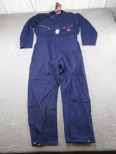 Vintage 90s DICKIES Navy Blue Boiler Suit Mens Coveralls Jumpsuit Size 46 NEW