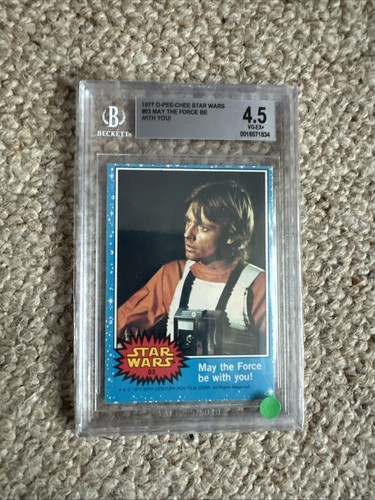 1977 Topps Star Wars #63 May the Force be with you! — BGS 4.5