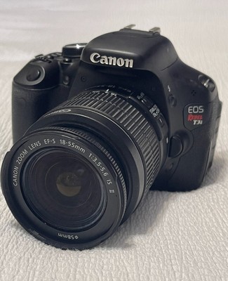 Canon EOS Rebel T3i Digital DSLR Camera Kit 18-55mm Lens With Battery Charger