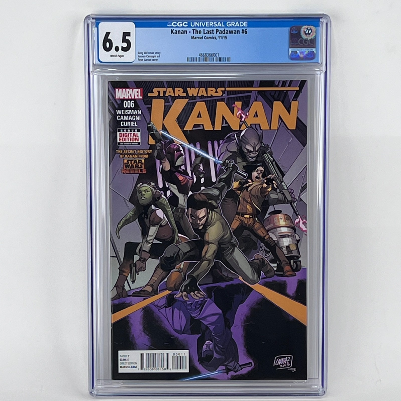 アメコミリーフ　CGC 9.8 Kanan Last Padawan #1 Kanan: Last Padawan #1 Value - GoCollect