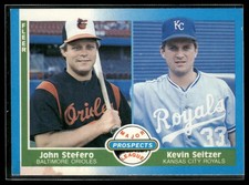 1987 Fleer JOHN STEFERO/KEVIN SEITZER #652 EX