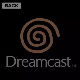 SEGA Dreamcast Logo Zip Parka L Black Durable Casual Outerwear