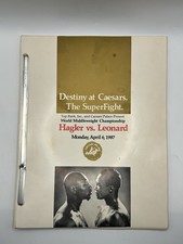 Official Marvelous Marvin Hagler vs Sugar Ray Leonard 1987 Press Media Kit