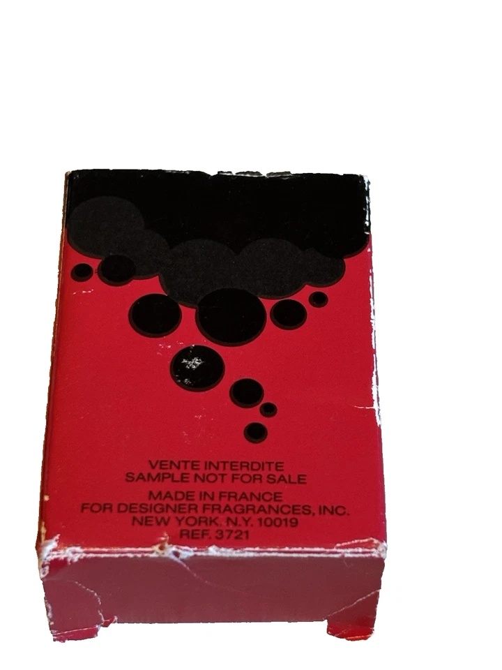 Rare VINTAGE BOB MACKIE EAU DE TOILETTE 4ml Bubbles Black Limited Edition - Image 2 of 4