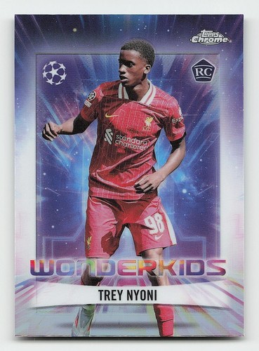 Trey Nyoni #WK-18 2024 Topps Chrome UEFA Wonderkids card