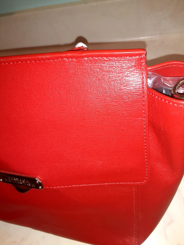 Versace Colección Lelia Cuero Guijarro Medio Rosa Humo Foto 4 de 4