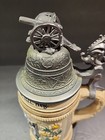 1894 Alt-Grenzau West German Beer Stein Artillery Regiment Cannon Lid — photo 9