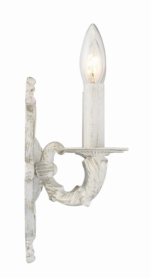 Crystorama Lighting Group 5122 Paris Market 2 luzes 10" parede alta - Off White - Imagem 3 de 4