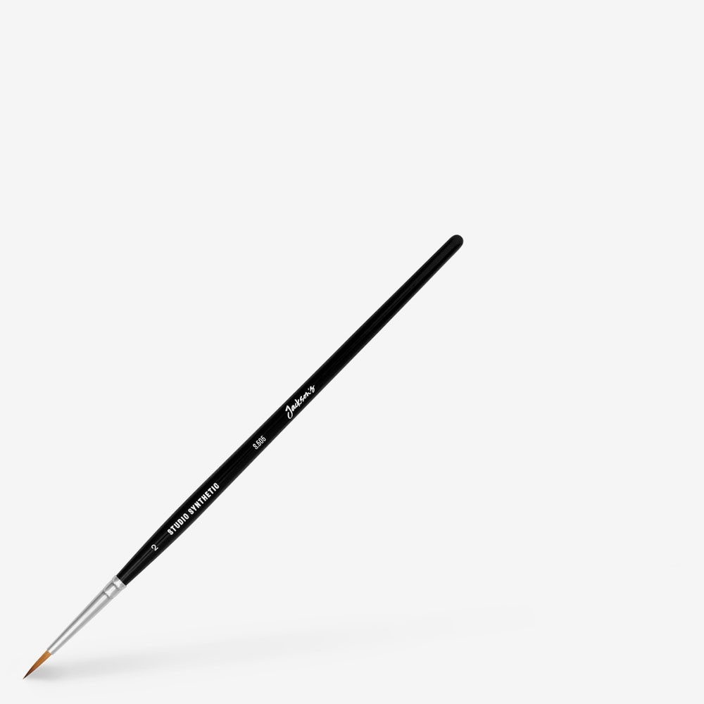 Jackson's : Studio Synthetic Watercolour Brush : Round : Size 2